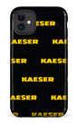 iPhone 11 Tough Kaeser Pattern Noir -