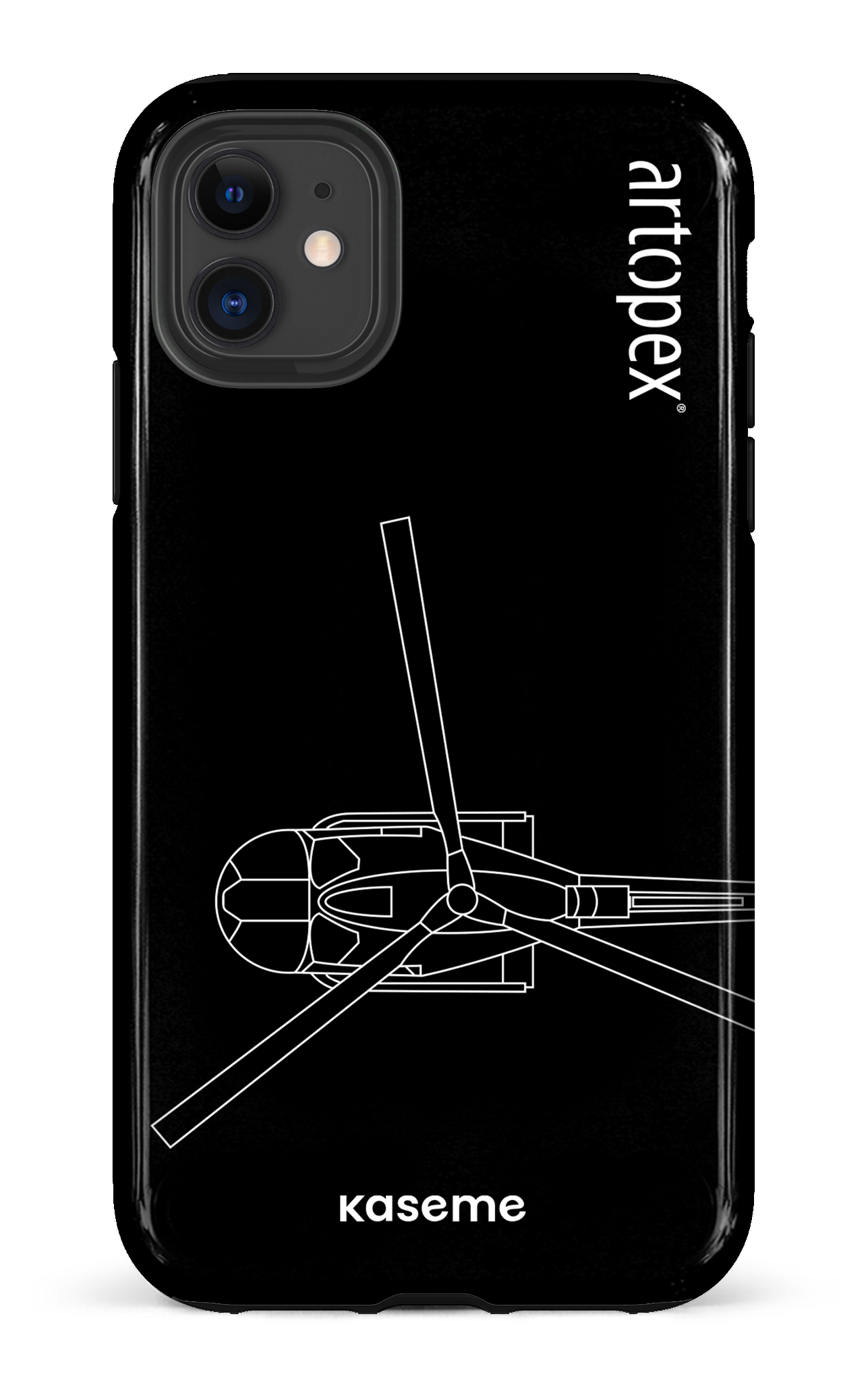 iPhone 11 Tough L'hélico par Artopex -