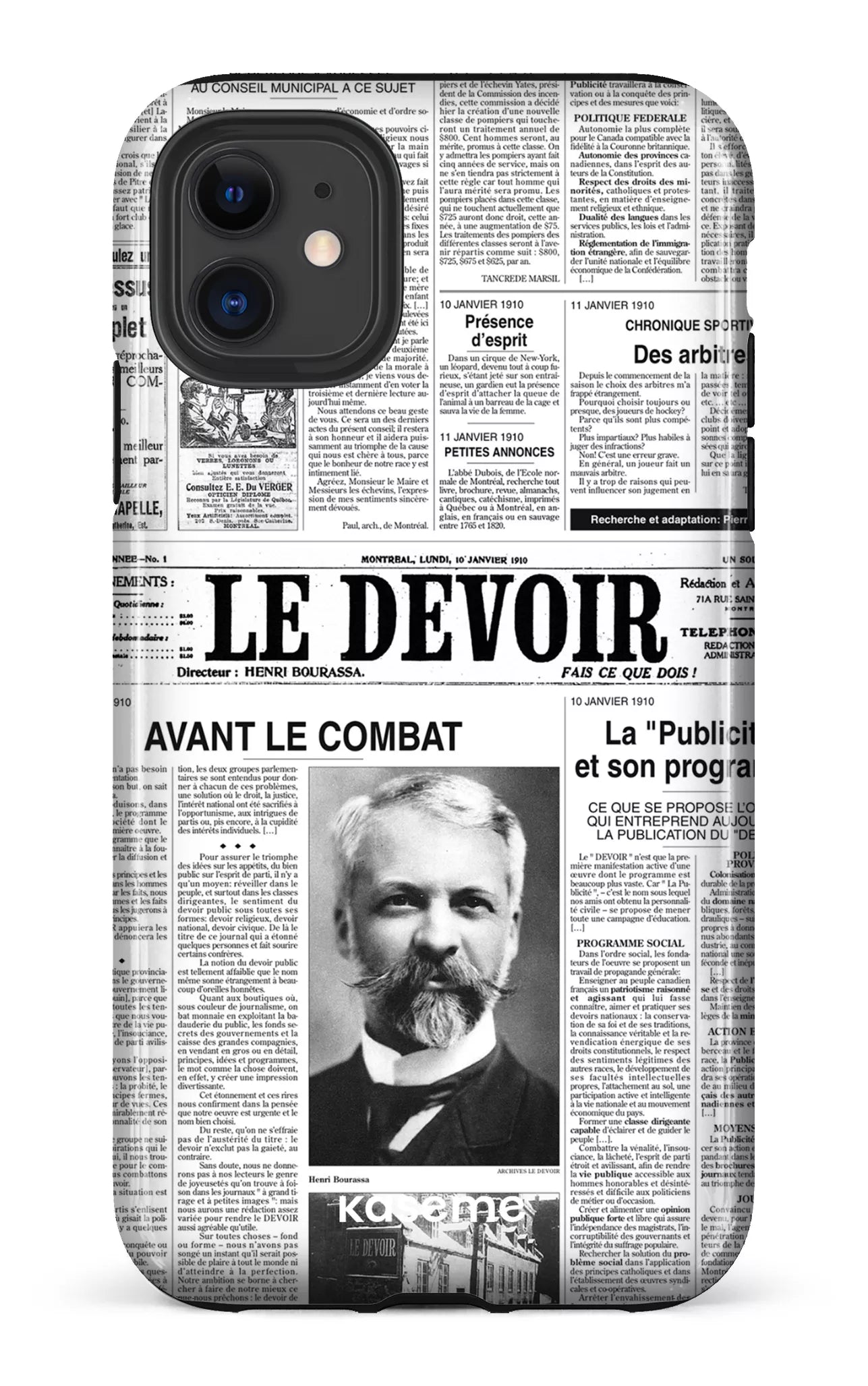 iPhone 11 Tough Le Devoir — Premier édito -