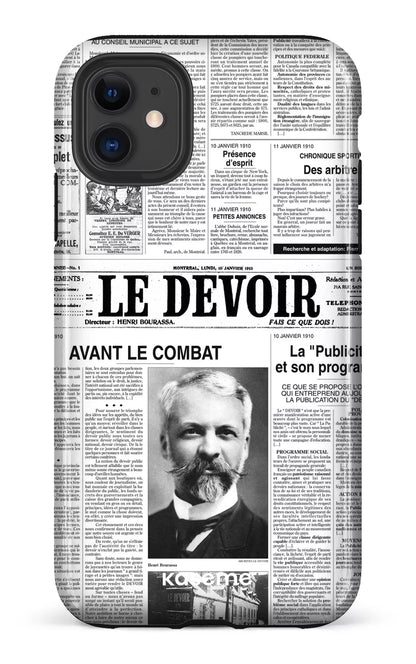 iPhone 11 Tough Le Devoir — Premier édito -