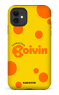 iPhone 11 Tough Matte Boivin Jaune x Ronds -