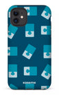 iPhone 11 Tough Matte Casse-tête Bleu -