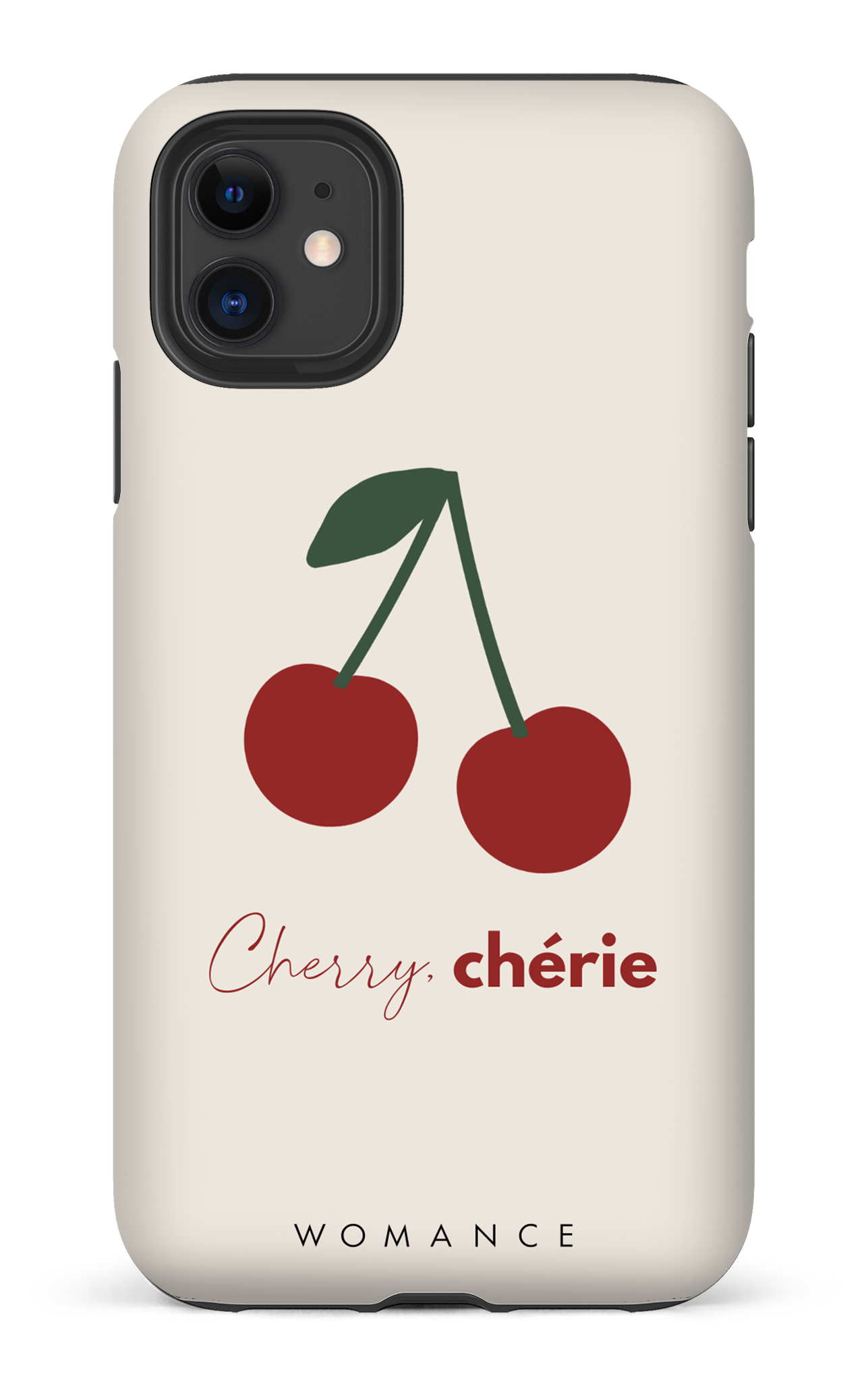 iPhone 11 Tough Matte Cherry, chérie -