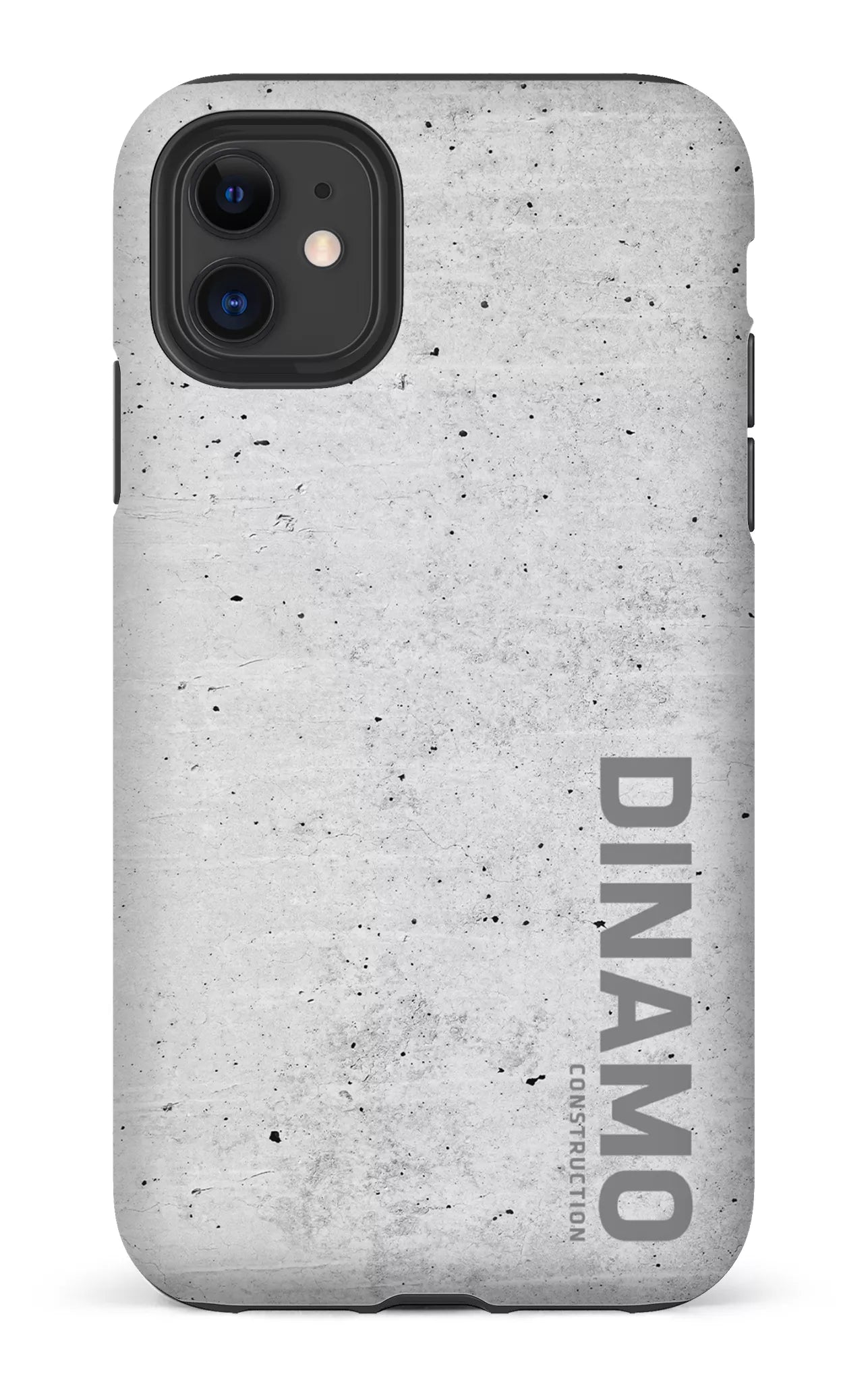 iPhone 11 Tough Matte Dinamo Gris x Logo Gris -