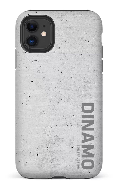 iPhone 11 Tough Matte Dinamo Gris x Logo Gris -
