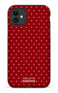 iPhone 11 Tough Matte Ditsy Rouge x Mallette -