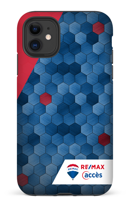 iPhone 11 Tough Matte Exagones texturés -