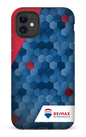 iPhone 11 Tough Matte Exagones texturés de Francheville -