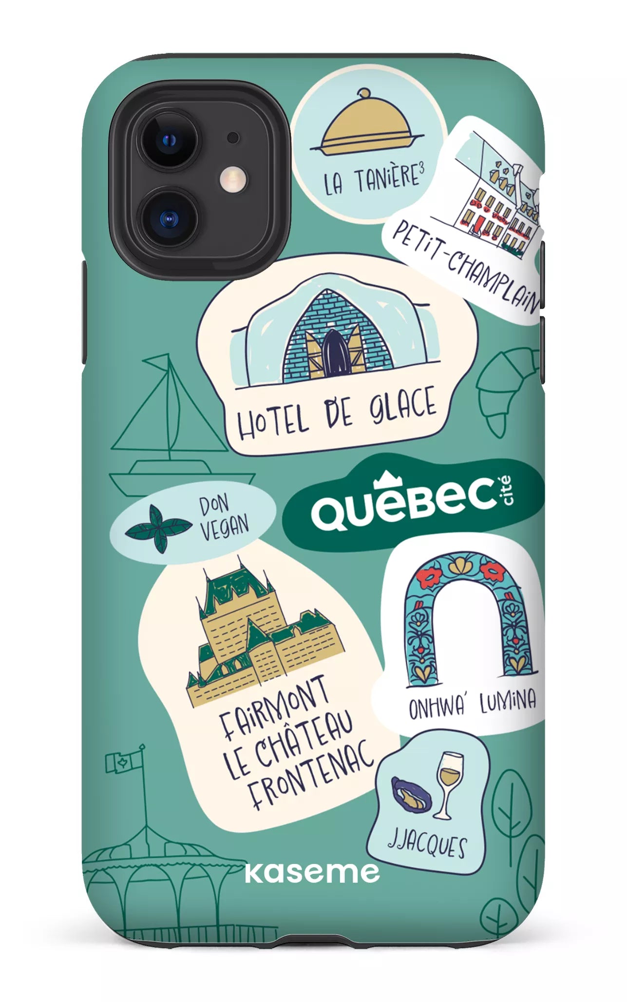 iPhone 11 Tough Matte Explorez Québec -