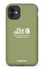 iPhone 11 Tough Matte Flordeco logo Sauge -