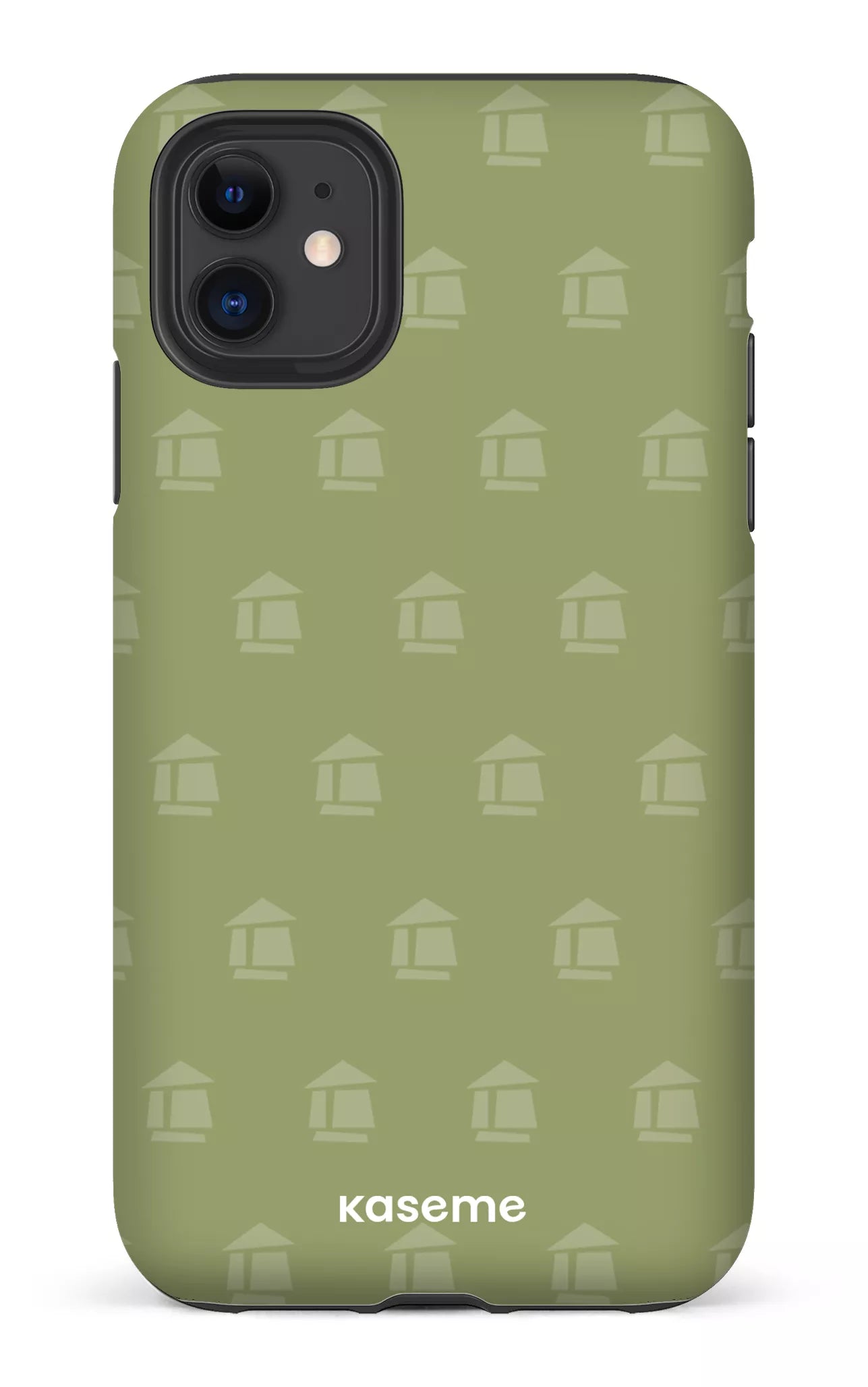 iPhone 11 Tough Matte Flordeco motif sauge -