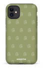 iPhone 11 Tough Matte Flordeco motif sauge -