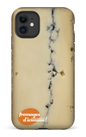 iPhone 11 Tough Matte Fromage Cendré Logo -