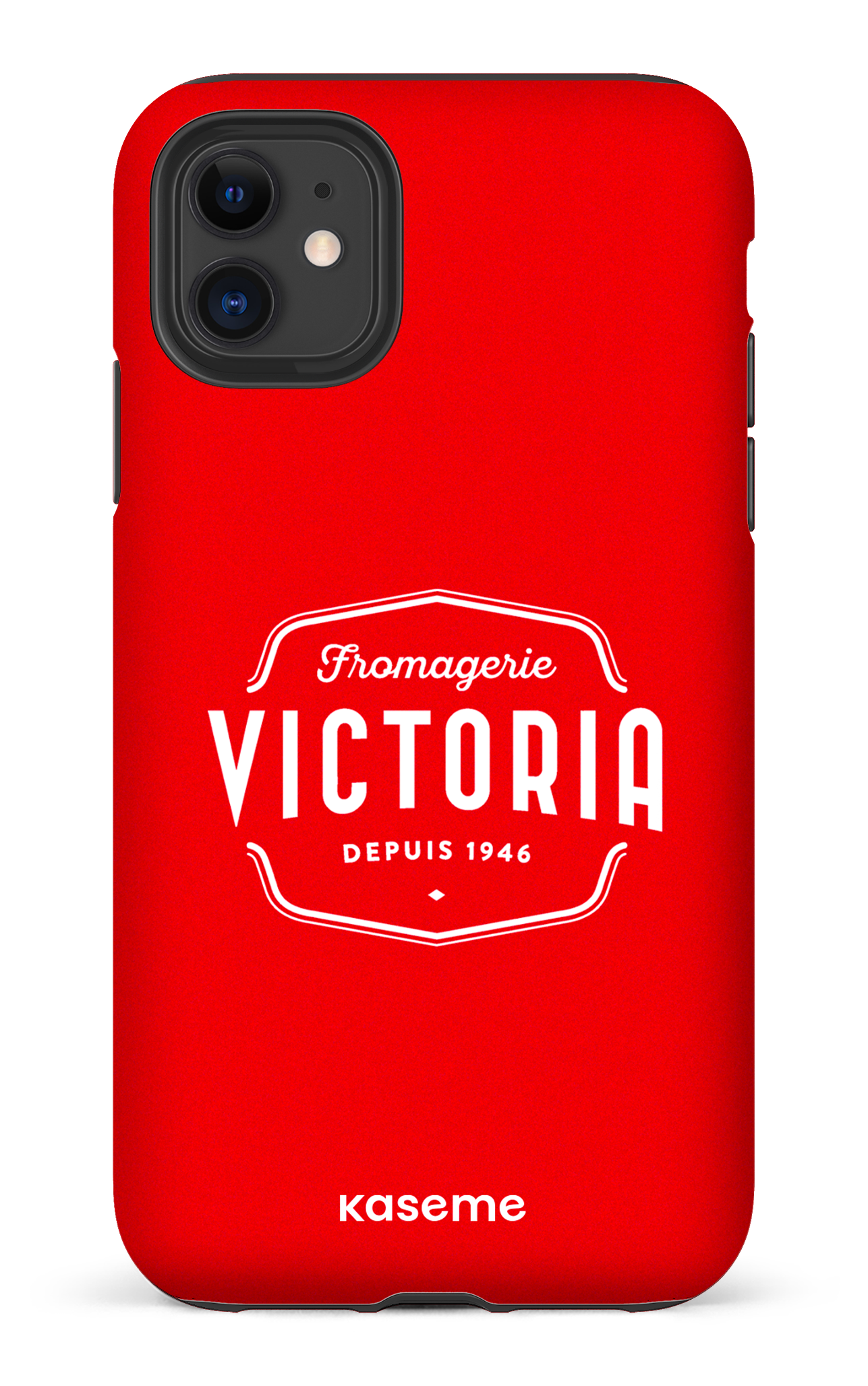 iPhone 11 Tough Matte Fromagerie Victoria Rouge -