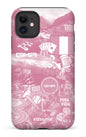 iPhone 11 Tough Matte GMR Collage Rose -