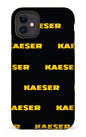 iPhone 11 Tough Matte Kaeser Pattern Noir -