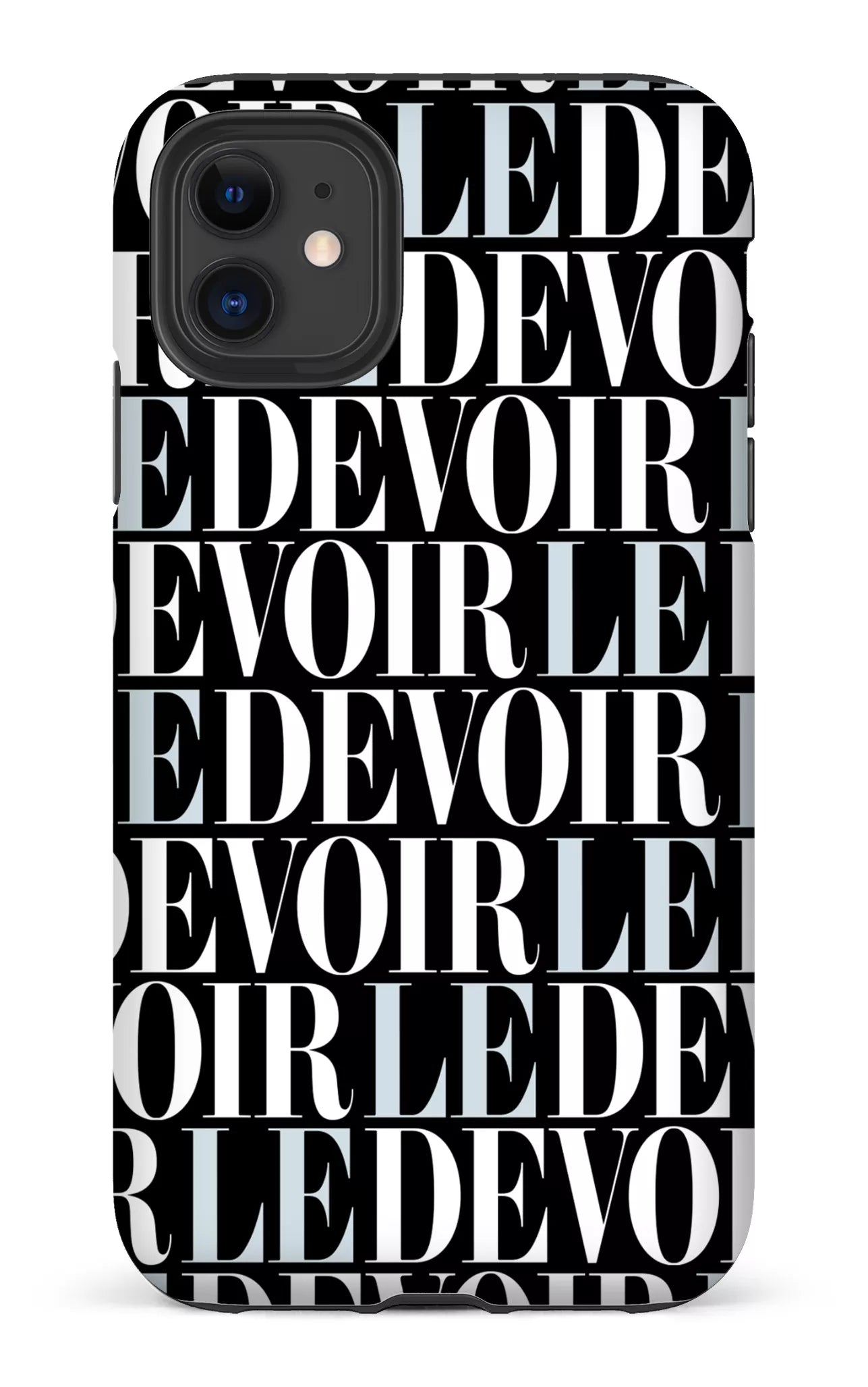 iPhone 11 Tough Matte Le Devoir — Gros logos -