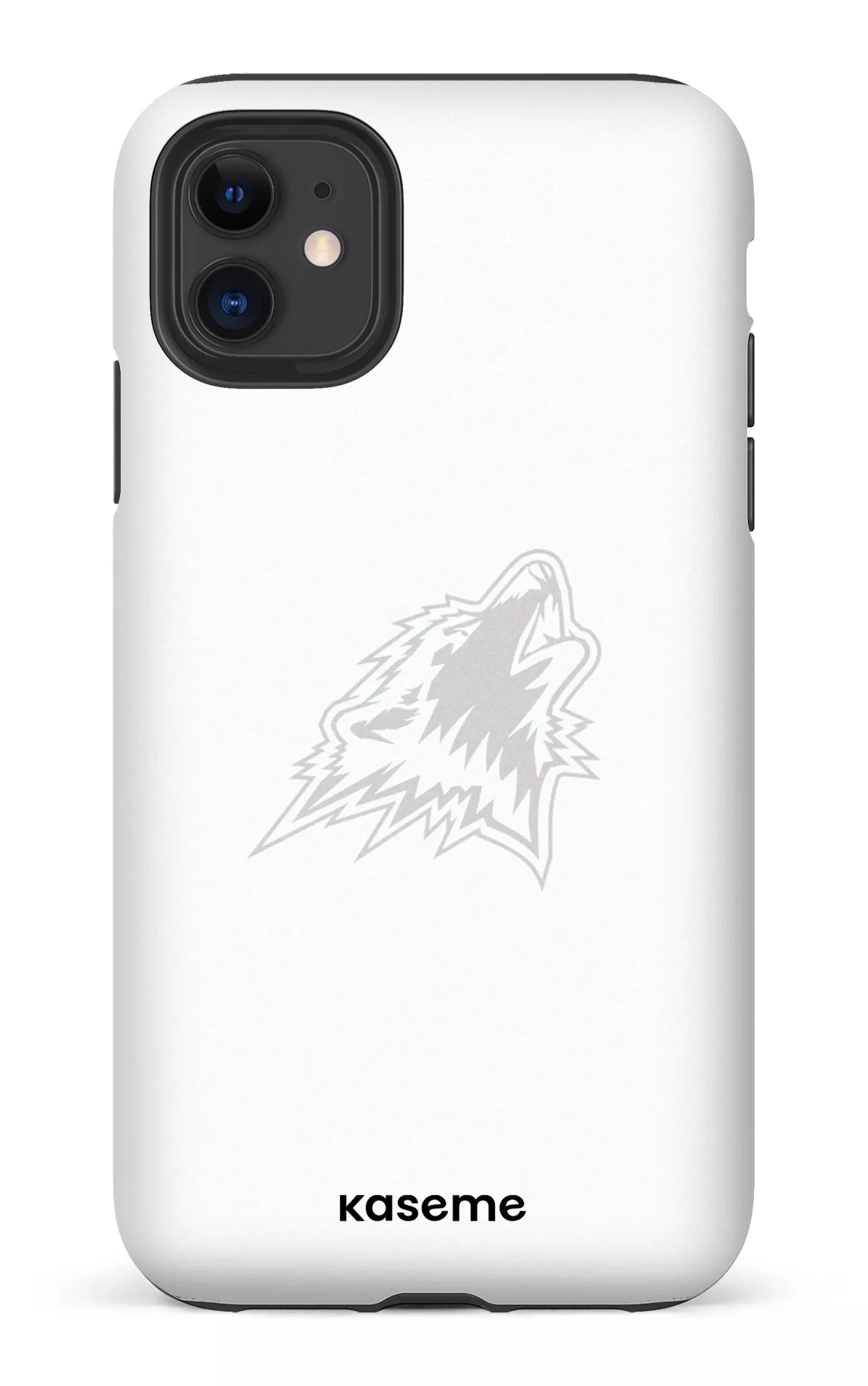 iPhone 11 Tough Matte Les Huskies Blanc -