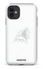 iPhone 11 Tough Matte Les Huskies Blanc -