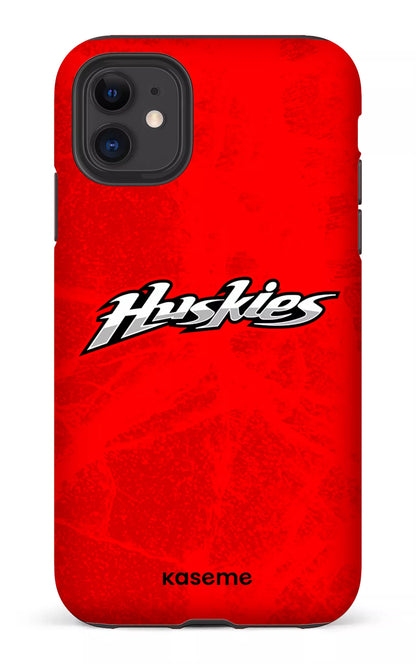 iPhone 11 Tough Matte Les Huskies Rouge -