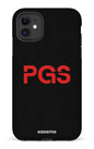 iPhone 11 Tough Matte PGS Noir&Rouge -