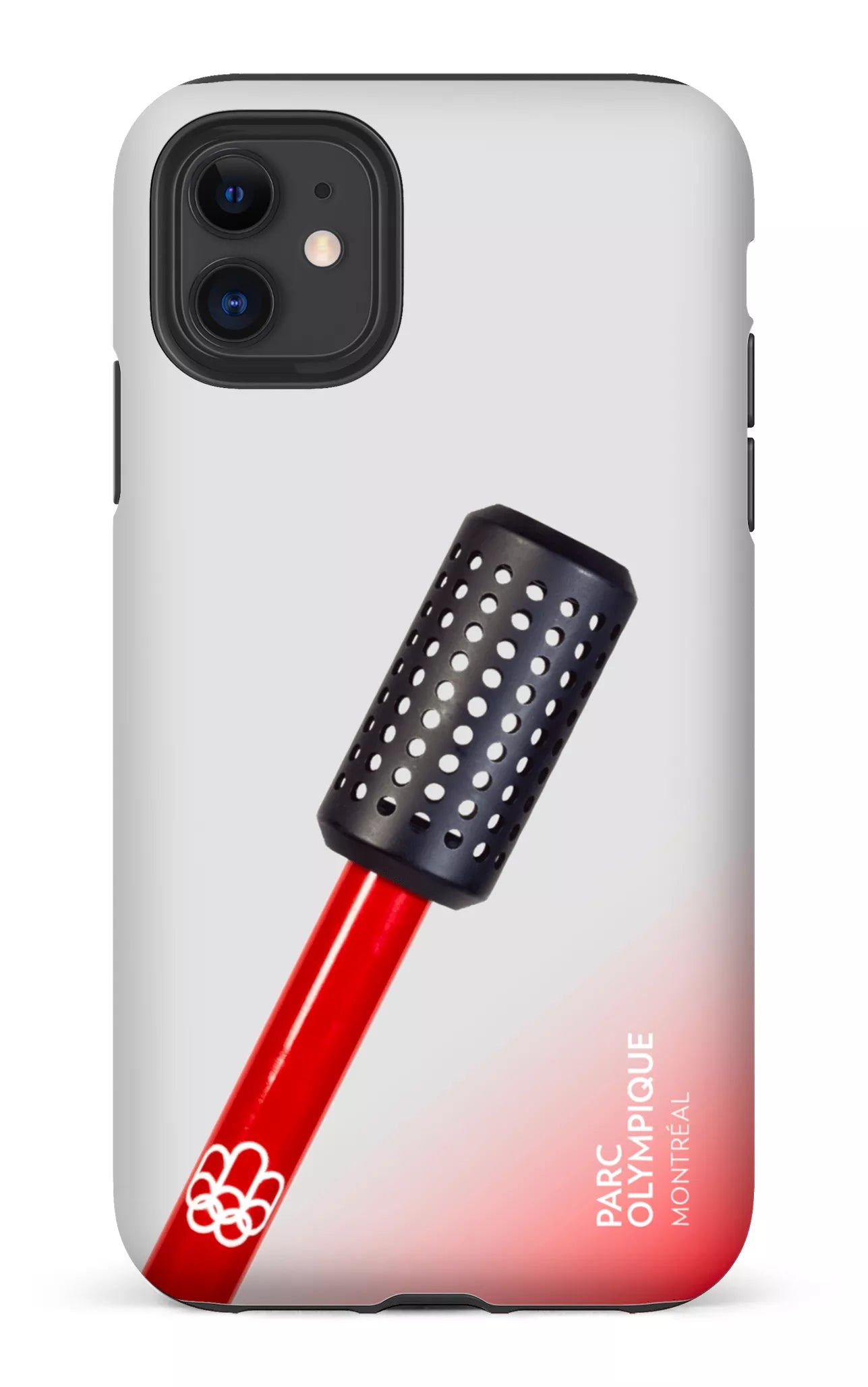 iPhone 11 Tough Matte Parc Olympique - Flambeau Incliné -