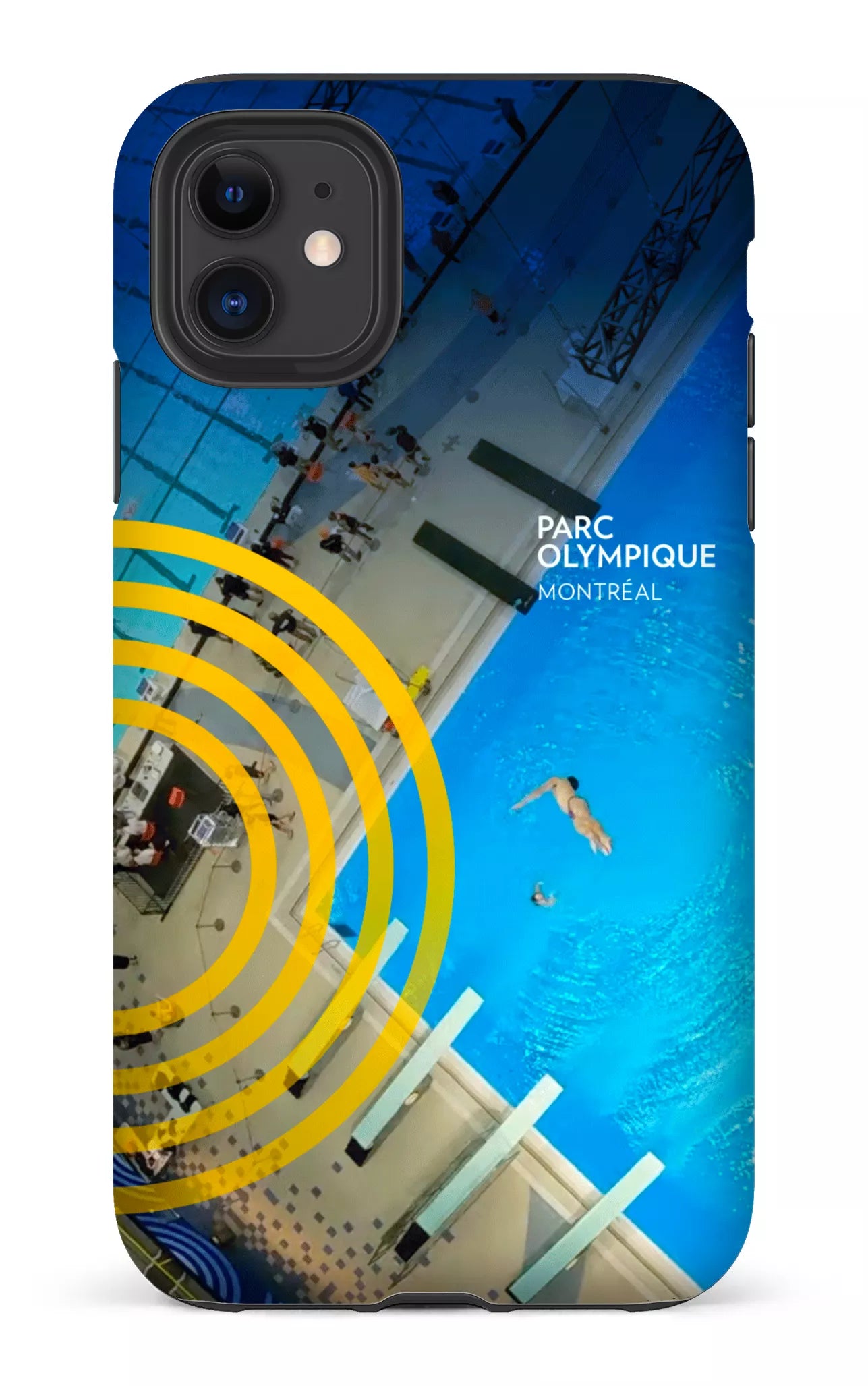 iPhone 11 Tough Matte Parc Olympique - Lieu Plongeon -