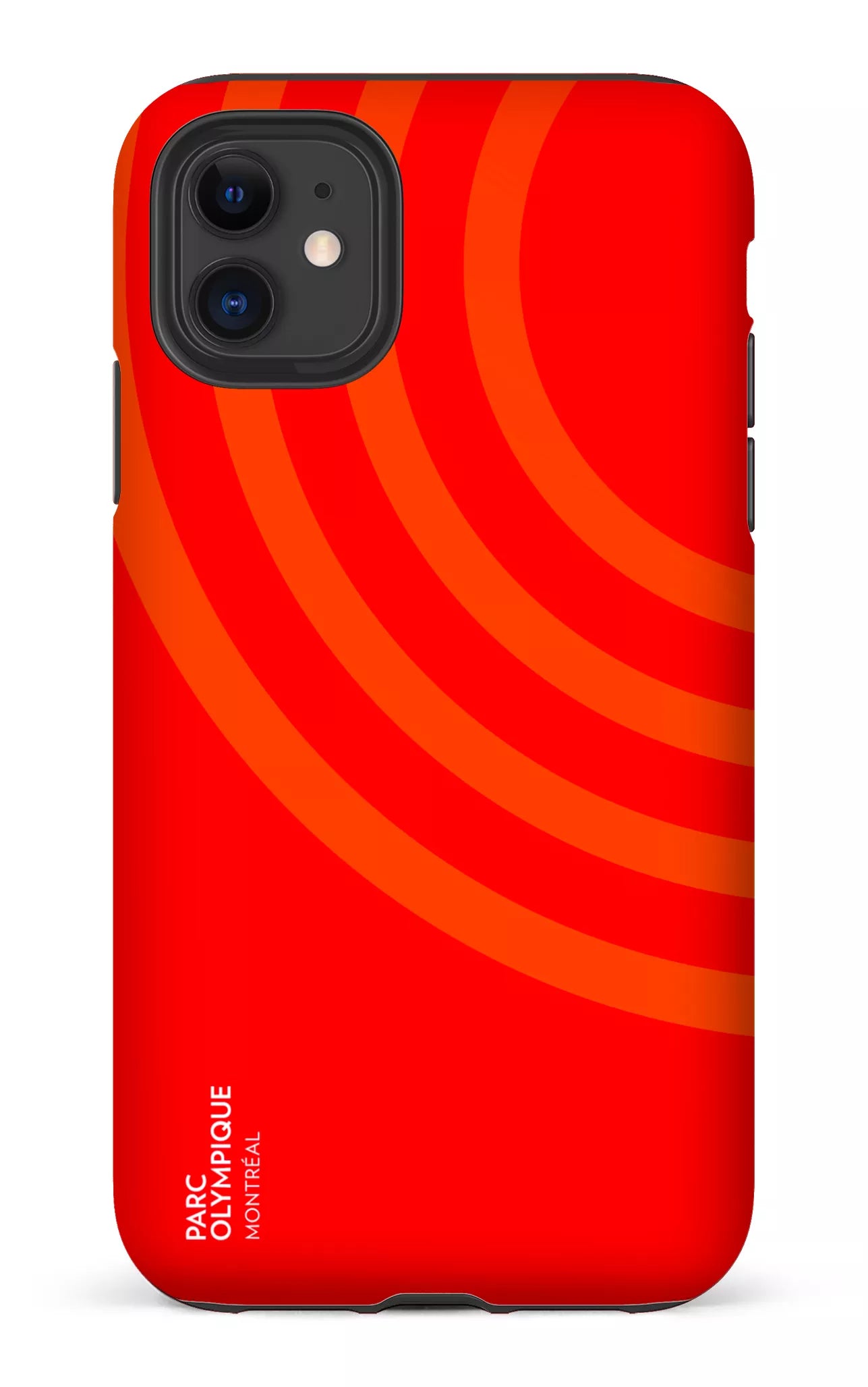iPhone 11 Tough Matte Parc Olympique - Logo Rouge -