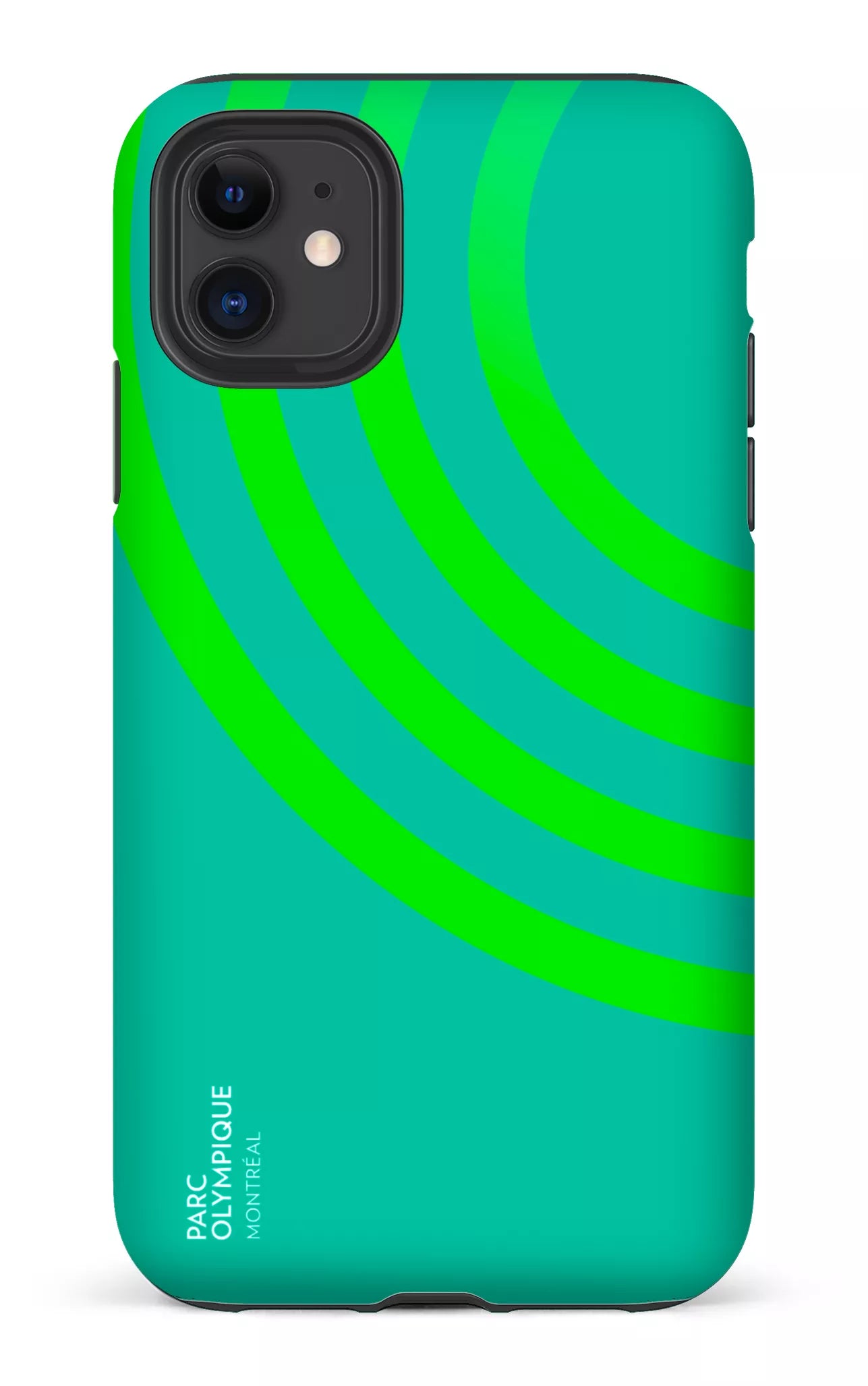 iPhone 11 Tough Matte Parc Olympique - Logo Vert -