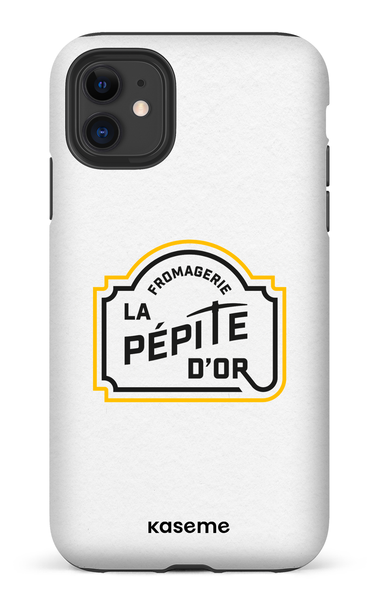iPhone 11 Tough Matte Pépite Blanc -