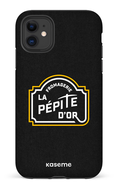 iPhone 11 Tough Matte Pépite Noir -