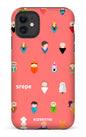 iPhone 11 Tough Matte Personnages Saumon -