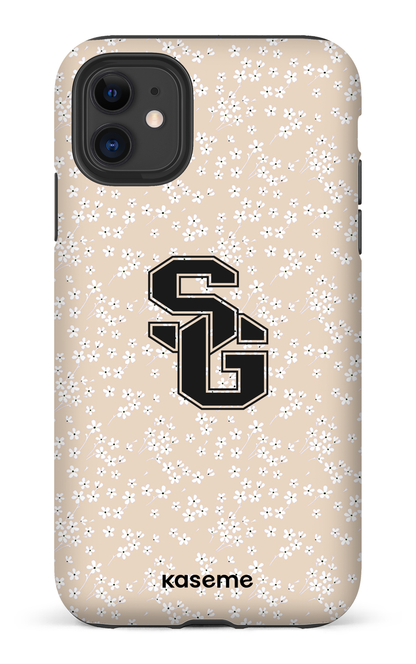 iPhone 11 Tough Matte Posy Beige x Dragons -