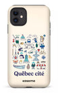 iPhone 11 Tough Matte Québec illustré -