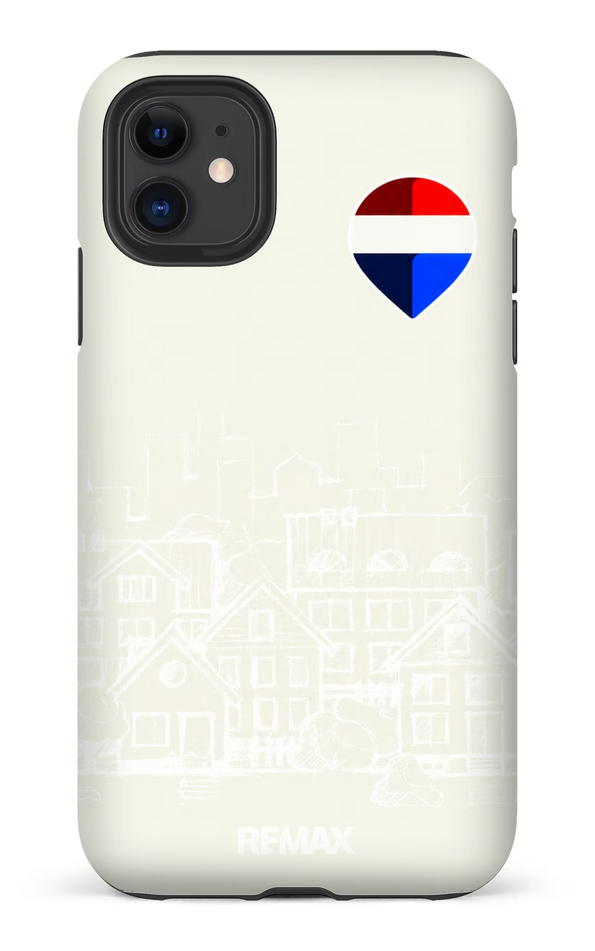 iPhone 11 Tough Matte Remax Sketch Beige -