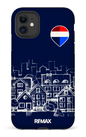 iPhone 11 Tough Matte Remax Sketch Bleu -