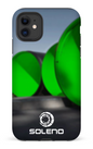 iPhone 11 Tough Matte Soleno gros tuyaux vert -