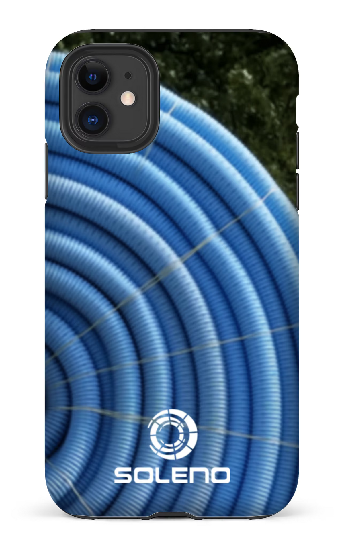 iPhone 11 Tough Matte Soleno tuyau bleu -