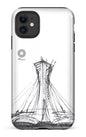 iPhone 11 Tough Parc Olympique - Croquis Blanc -