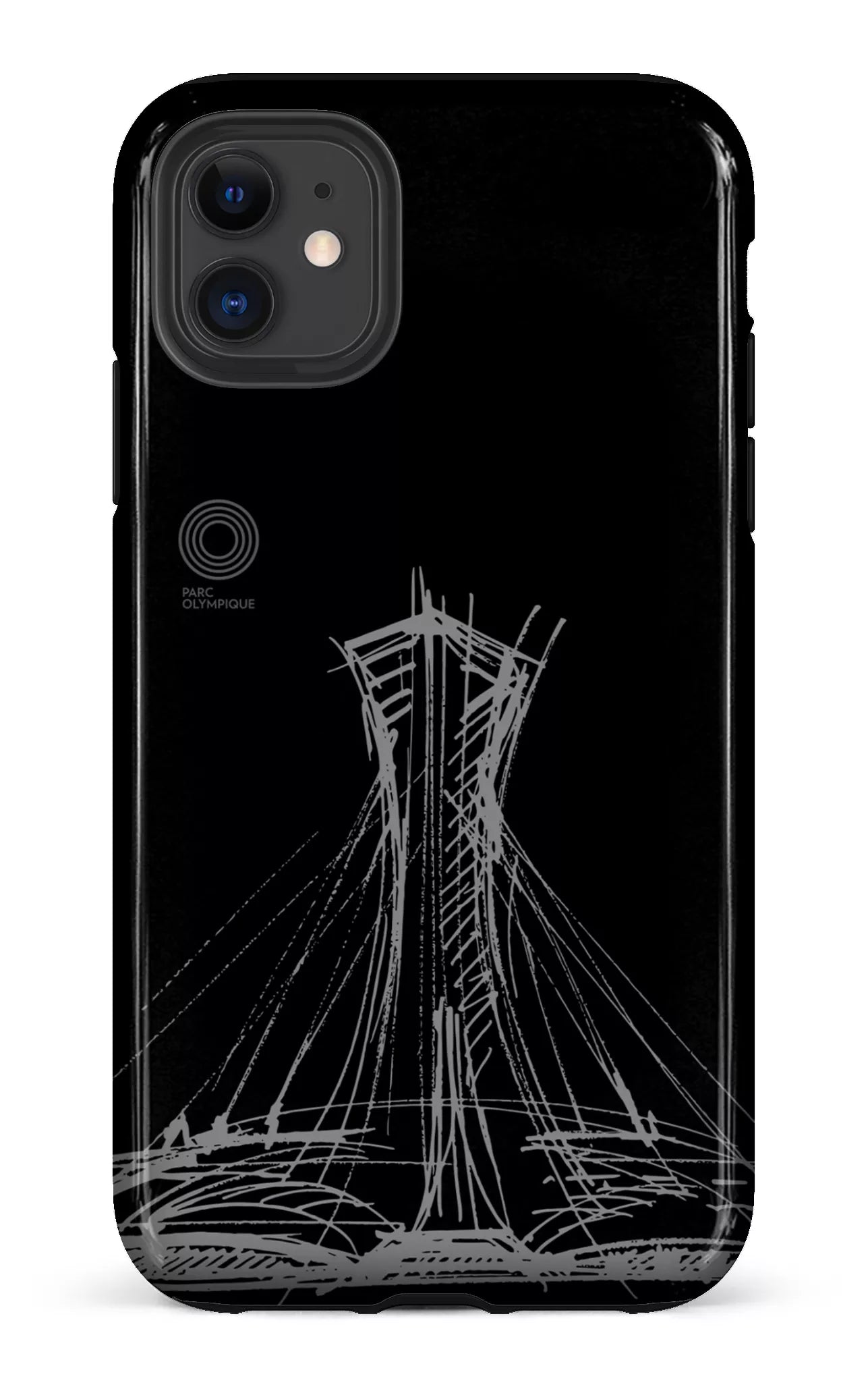 iPhone 11 Tough Parc Olympique - Croquis Noir -