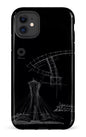 iPhone 11 Tough Parc Olympique - Croquis Plan Noir -