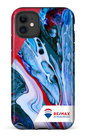 iPhone 11 Tough Peinture marbrée claire de Francheville -