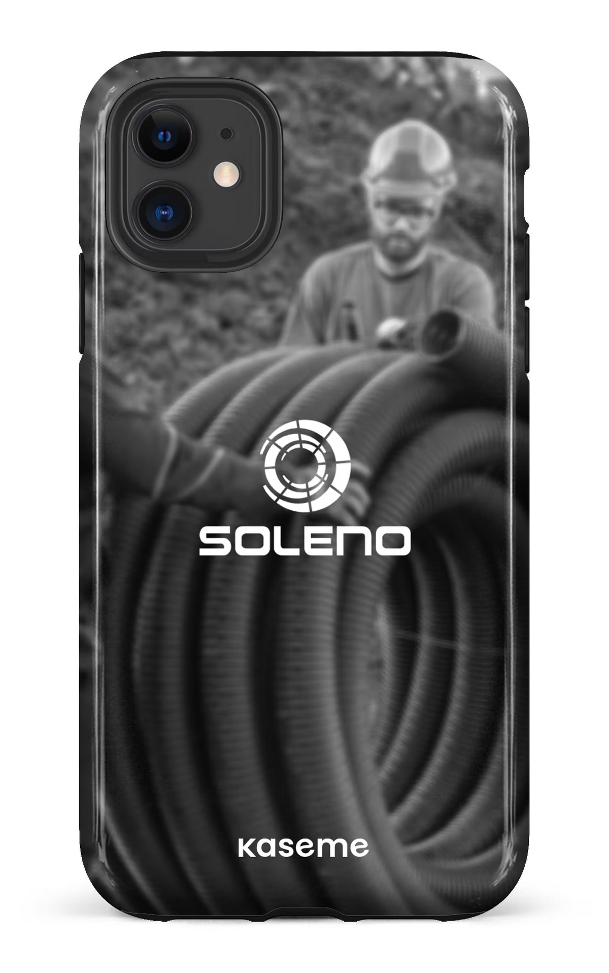 iPhone 11 Tough Soleno tuyau N&B -