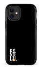 iPhone 12 Mini Tough B&Co Noir -