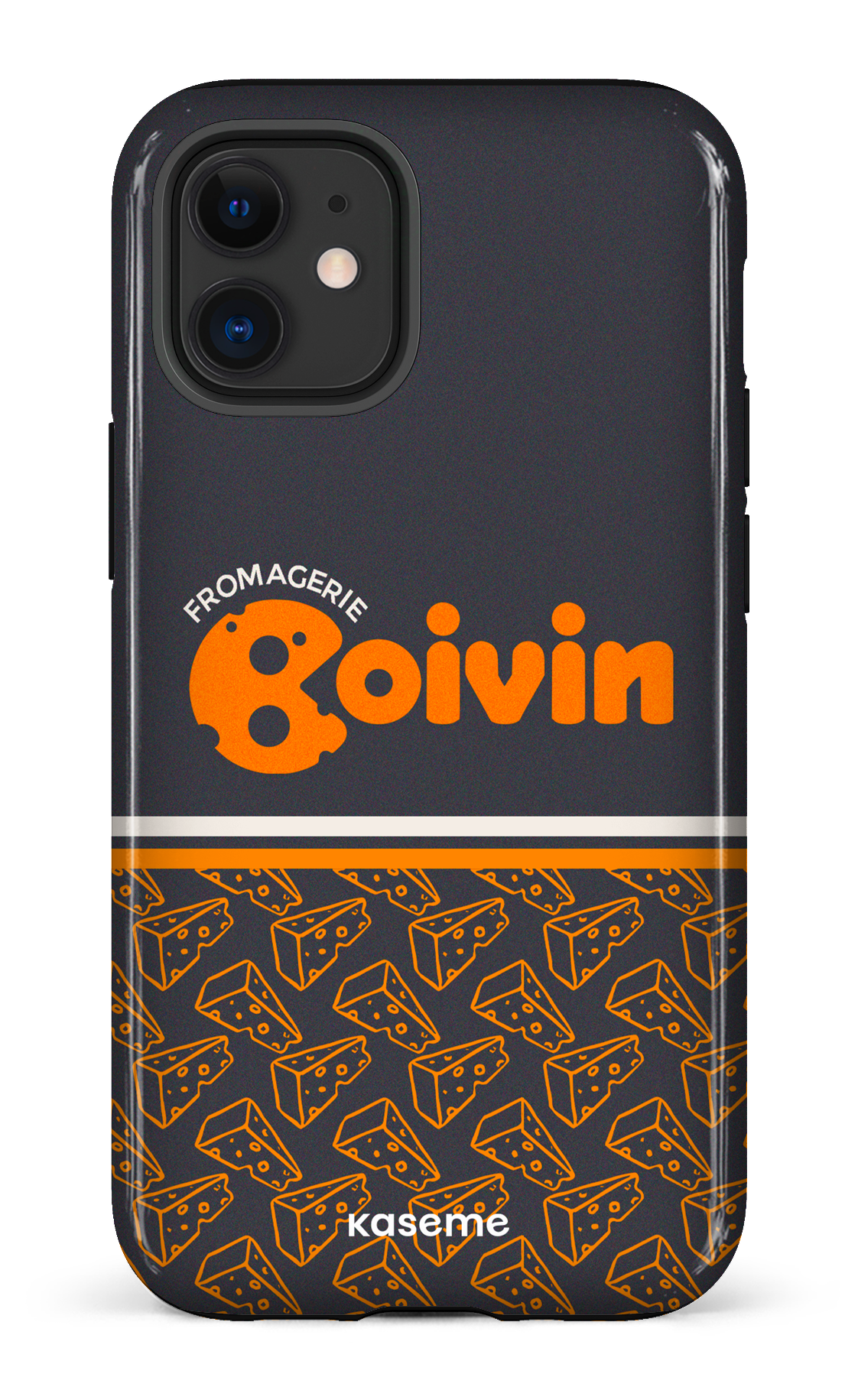 iPhone 12 Mini Tough Boivin Gris x Fromages -