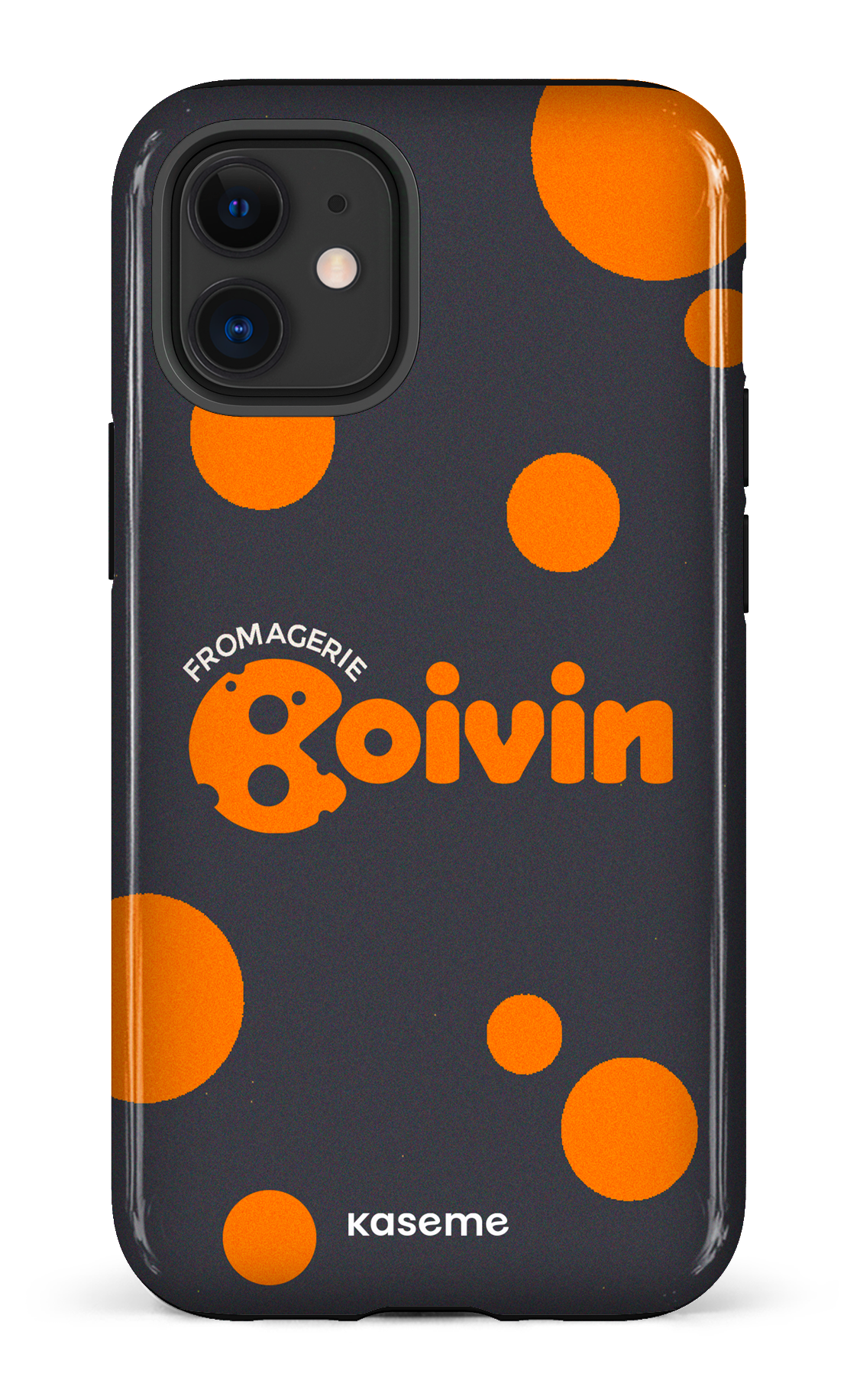 iPhone 12 Mini Tough Boivin Gris x Ronds -