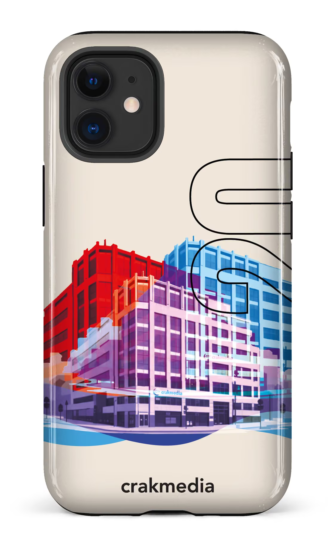 iPhone 12 Mini Tough Building Crakmedia -