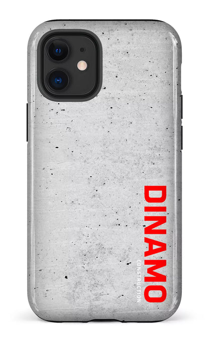iPhone 12 Mini Tough Dinamo Gris x Logo Rouge -