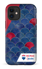 iPhone 12 Mini Tough Écailles bicolores -