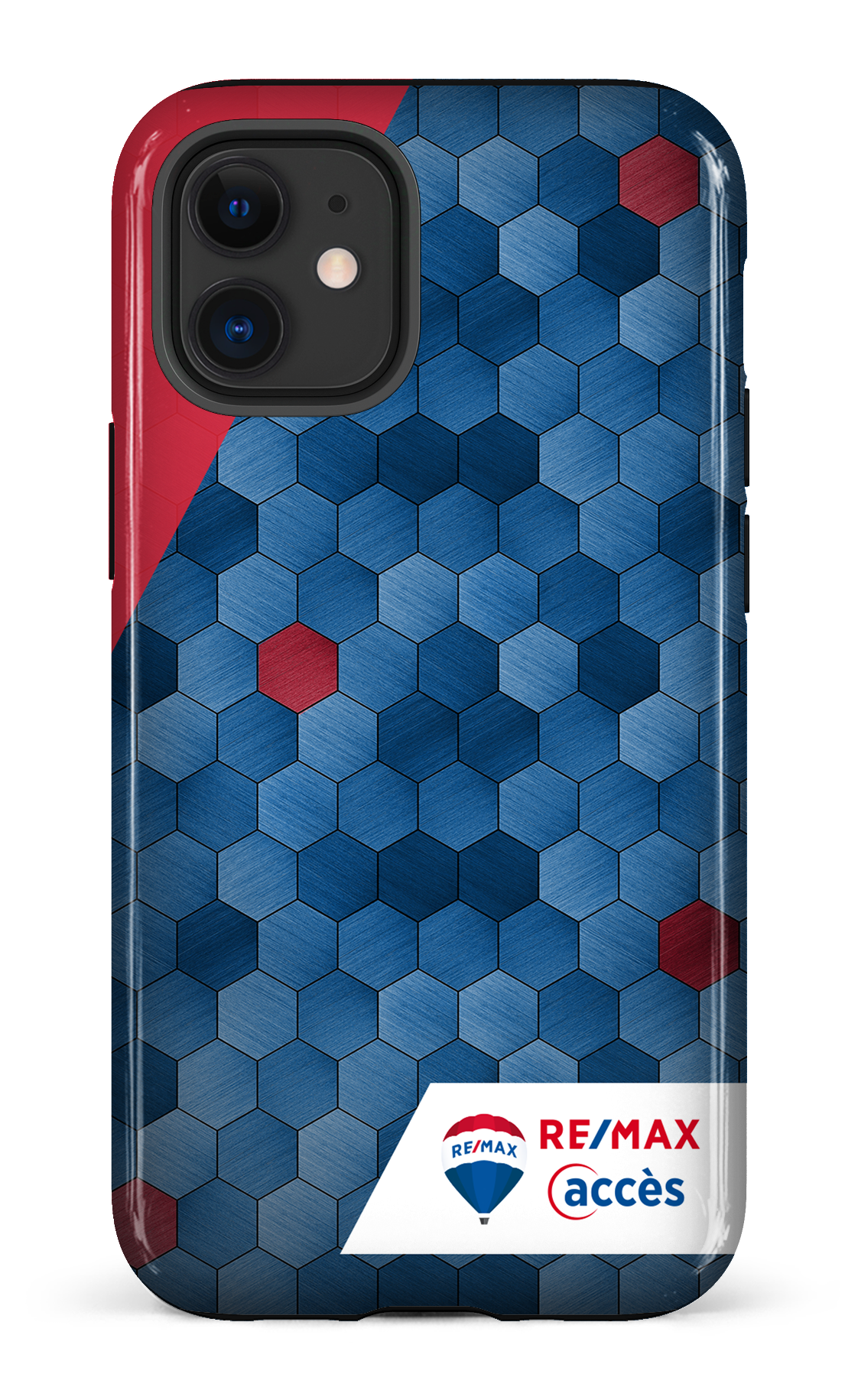 iPhone 12 Mini Tough Exagones texturés -